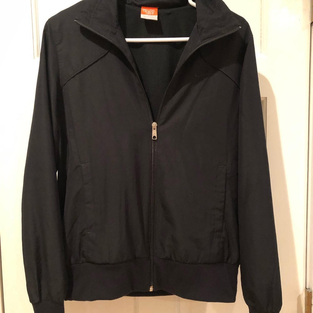 Medium black nike track jacket